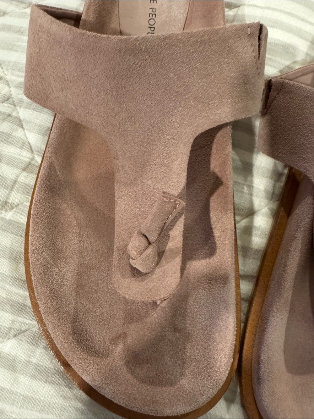 Free People Mika Suede Footbed Sandals - Picture 3 of 9